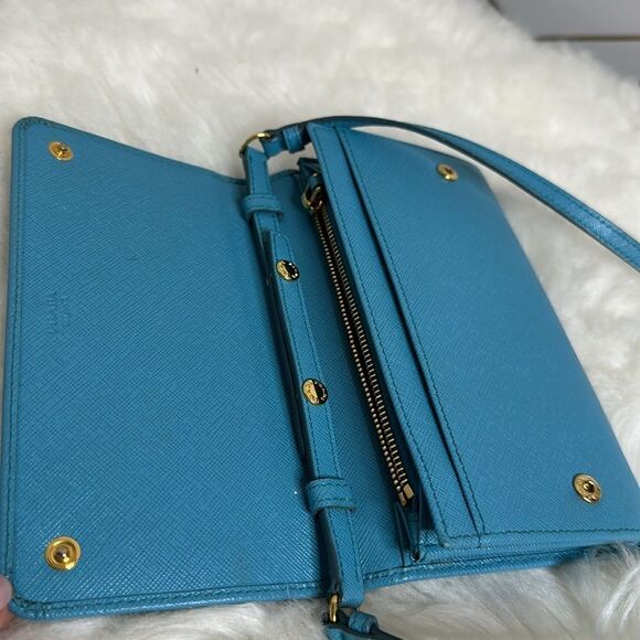 💯Authentic Prada Safiano Wallet on Strap🍀 - Picture 13 of 14